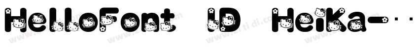 HelloFont ID HeiKa字体转换